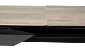 Стол CREMONA 180 KL-61 Под дерево, итальянская керамика / черный каркас, ®DISAUR в Еманжелинске - emanzhelinsk.mebel24.online | фото 4