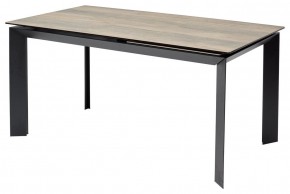 Стол CREMONA 180 KL-61 Под дерево, итальянская керамика / черный каркас, ®DISAUR в Еманжелинске - emanzhelinsk.mebel24.online | фото 5