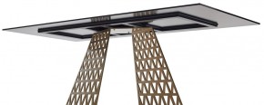 Стол ENNA 220 KL-188 Контрастный мрамор матовый, итальянская керамика/ каркас цвета шампань, ®DISAUR в Еманжелинске - emanzhelinsk.mebel24.online | фото 12