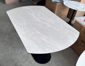 Стол KAI 140 TL-109 поворотная система раскладки, испанская керамика / Темно-серый / Черный, ®DISAUR в Еманжелинске - emanzhelinsk.mebel24.online | фото 7