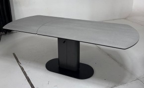 Стол KAI 140 TL-58 поворотная система раскладки, испанская керамика / Темно-серый / Черный, ®DISAUR в Еманжелинске - emanzhelinsk.mebel24.online | фото 4