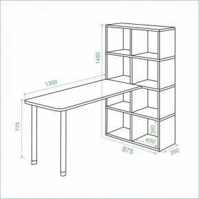Стол компьютерный Bartolo в Еманжелинске - emanzhelinsk.mebel24.online | фото 2