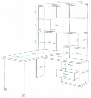 Стол компьютерный Домино нельсон СР-420/150 в Еманжелинске - emanzhelinsk.mebel24.online | фото 2