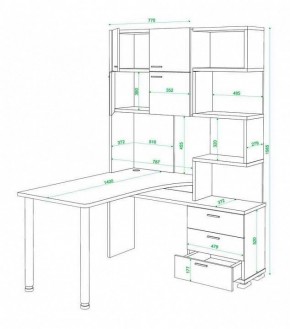 Стол компьютерный Домино нельсон СР-500М140 в Еманжелинске - emanzhelinsk.mebel24.online | фото 3