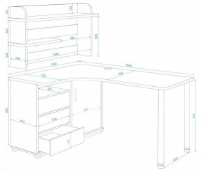 Стол компьютерный Домино СР-145М в Еманжелинске - emanzhelinsk.mebel24.online | фото 2