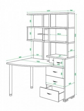 Стол компьютерный Домино СР-320 в Еманжелинске - emanzhelinsk.mebel24.online | фото 4