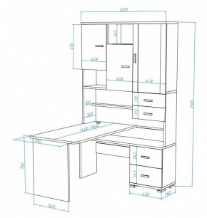 Стол компьютерный Домино СР-620/160 в Еманжелинске - emanzhelinsk.mebel24.online | фото 3