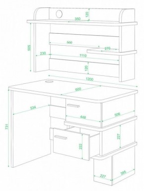 Стол компьютерный СД-15 в Еманжелинске - emanzhelinsk.mebel24.online | фото 2