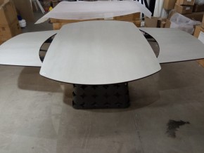 Стол LORENS 150 TL-58 поворотная система раскладки, испанская керамика / Темно-серый, ®DISAUR в Еманжелинске - emanzhelinsk.mebel24.online | фото 2