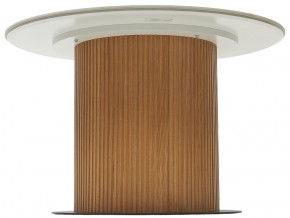 Стол MESA D120 цвет БЕЛЫЙ МРАМОР M326 / Каркас OAK, ®DISAUR в Еманжелинске - emanzhelinsk.mebel24.online | фото 8