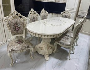Стол овальный раскладной Рафаэлло 2000(2400)*1100 в Еманжелинске - emanzhelinsk.mebel24.online | фото