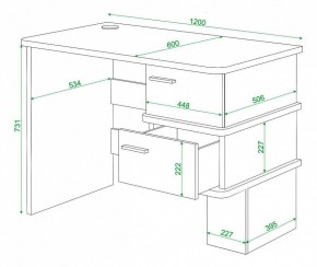 Стол письменный Домино СД-15С в Еманжелинске - emanzhelinsk.mebel24.online | фото 4