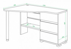 Стол письменный Домино СР-322С в Еманжелинске - emanzhelinsk.mebel24.online | фото 2