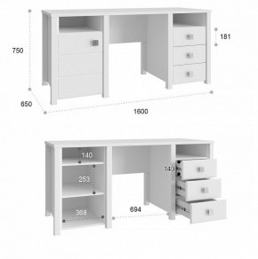 Стол письменный Изабель ИЗ-41К в Еманжелинске - emanzhelinsk.mebel24.online | фото 5