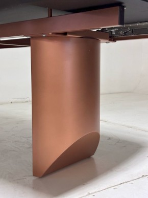 Стол ПУАНТО 200 TITANIUM LAWA NERO, керамика / МЕДЬ каркас М-City в Еманжелинске - emanzhelinsk.mebel24.online | фото 5