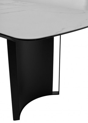 Стол RASMUS 160 TL-45 Белый мрамор, испанская керамика / черный каркас, ®DISAUR в Еманжелинске - emanzhelinsk.mebel24.online | фото 7