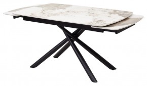 Стол RIVOLI 140 GLOSS LUXURY PANDORA SOLID CERAMIC / BLACK, ®DISAUR в Еманжелинске - emanzhelinsk.mebel24.online | фото 5