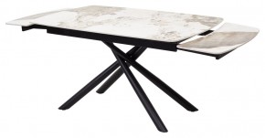 Стол RIVOLI 140 GLOSS LUXURY PANDORA SOLID CERAMIC / BLACK, ®DISAUR в Еманжелинске - emanzhelinsk.mebel24.online | фото 6