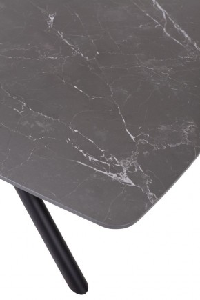 Стол RIVOLI 140 MATT BLACK MARBLE SOLID CERAMIC / BLACK, ®DISAUR в Еманжелинске - emanzhelinsk.mebel24.online | фото 10