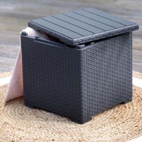 Стол с функцией хранения Виго (Vigo storage box) графит в Еманжелинске - emanzhelinsk.mebel24.online | фото 1