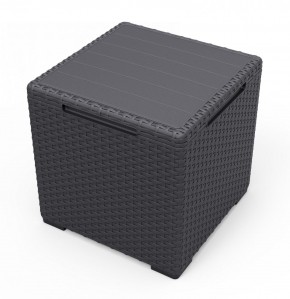 Стол с функцией хранения Виго (Vigo storage box) графит в Еманжелинске - emanzhelinsk.mebel24.online | фото 2