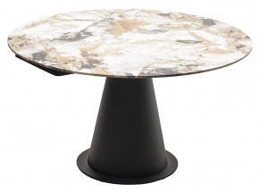 Стол TERAMO 135 GLOSS GRAND JADE SOLID CERAMIC, керамика, поворотн.механизм / Черный каркас, ®DISAUR в Еманжелинске - emanzhelinsk.mebel24.online | фото 15