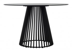 Стол TERNI 120 MATT BLACK MARBLE SOLID CERAMIC Черный мрамор матовый, керамика /Черн.каркас, ®DISAUR в Еманжелинске - emanzhelinsk.mebel24.online | фото 7