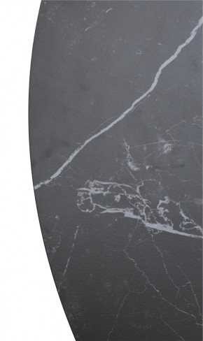 Стол TERNI 120 MATT BLACK MARBLE SOLID CERAMIC Черный мрамор матовый, керамика /Черн.каркас, ®DISAUR в Еманжелинске - emanzhelinsk.mebel24.online | фото 9