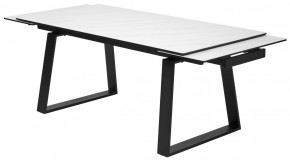 Стол VASTO 180 MARBLES KL-99 Белый мрамор матовый, итальянская керамика/ черный каркас, ®DISAUR в Еманжелинске - emanzhelinsk.mebel24.online | фото 6
