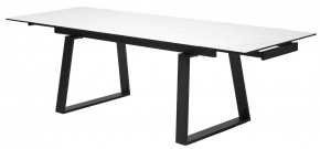 Стол VASTO 180 MARBLES KL-99 Белый мрамор матовый, итальянская керамика/ черный каркас, ®DISAUR в Еманжелинске - emanzhelinsk.mebel24.online | фото 9