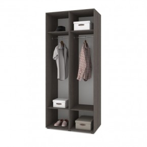 СТОУН С21 Шкаф 2-х створчатый (анкор темный/анкор светлый) в Еманжелинске - emanzhelinsk.mebel24.online | фото 3