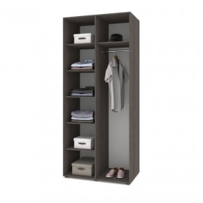 СТОУН С22 Шкаф 2-х створчатый (анкор темный/анкор светлый) в Еманжелинске - emanzhelinsk.mebel24.online | фото 3