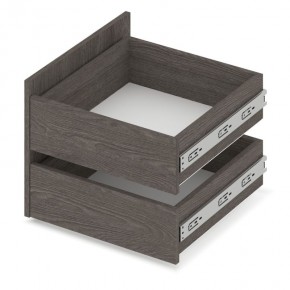 СТОУН С32 Шкаф 3-х створчатый с ящиками (анкор темный/анкор светлый) в Еманжелинске - emanzhelinsk.mebel24.online | фото 5