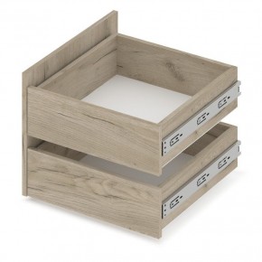 СТОУН С41 Шкаф 4-х створчатый с ящиками (камень темный/дуб ирландский) в Еманжелинске - emanzhelinsk.mebel24.online | фото 5