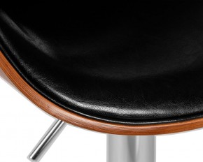 Стул барный DOBRIN KARTER, коричневое дерево, чёрный в Еманжелинске - emanzhelinsk.mebel24.online | фото 7
