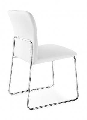 Стул FRIDA CB/1806-SK  MT.P77 CHROMED/  SKUBA S92 OPTIC WHITE в Еманжелинске - emanzhelinsk.mebel24.online | фото 2