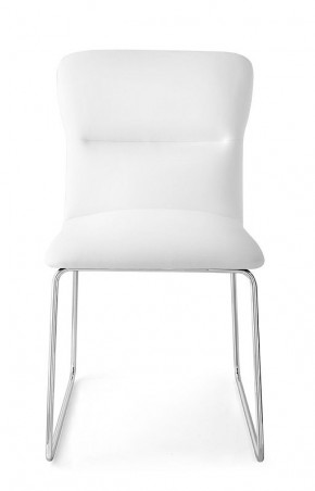 Стул FRIDA CB/1806-SK  MT.P77 CHROMED/  SKUBA S92 OPTIC WHITE в Еманжелинске - emanzhelinsk.mebel24.online | фото 3