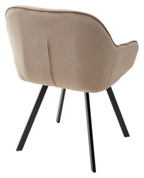 Стул GALE 360 град. поворот. BLUVEL-40 BEIGE, велюр/ черный каркас, М-City в Еманжелинске - emanzhelinsk.mebel24.online | фото 4