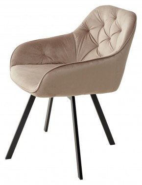Стул GALE 360 град. поворот. BLUVEL-40 BEIGE, велюр/ черный каркас, М-City в Еманжелинске - emanzhelinsk.mebel24.online | фото 5