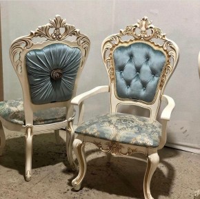 Стул Роза с каретной стяжкой и подлокотниками в Еманжелинске - emanzhelinsk.mebel24.online | фото