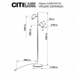 Торшер Citilux Twin CL809010N в Еманжелинске - emanzhelinsk.mebel24.online | фото 5