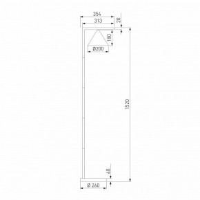 Торшер Elektrostandard Bevel a068473 в Еманжелинске - emanzhelinsk.mebel24.online | фото 2