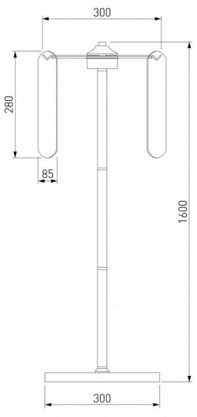 Торшер Eurosvet Claire 01171/3 золото в Еманжелинске - emanzhelinsk.mebel24.online | фото 3