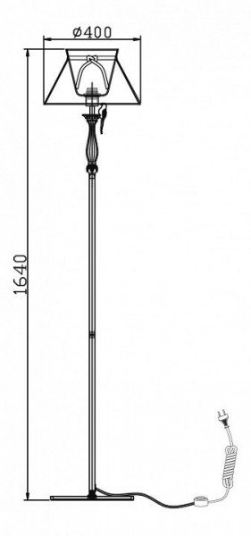 Торшер Maytoni Bird ARM013-22-W в Еманжелинске - emanzhelinsk.mebel24.online | фото 8