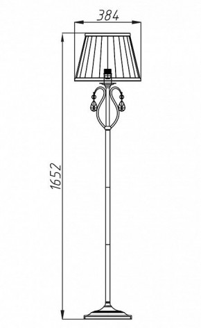 Торшер Maytoni Brionia ARM172-11-G в Еманжелинске - emanzhelinsk.mebel24.online | фото 2