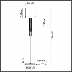 Торшер Odeon Light Nicole 4890/1F в Еманжелинске - emanzhelinsk.mebel24.online | фото 4