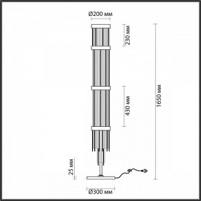 Торшер Odeon Light York 4788/12F в Еманжелинске - emanzhelinsk.mebel24.online | фото 3