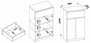 Тумба для обуви ТП-12 в Еманжелинске - emanzhelinsk.mebel24.online | фото 4