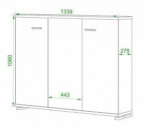 Тумба Домино нельсон ПУ-60-4 в Еманжелинске - emanzhelinsk.mebel24.online | фото 2