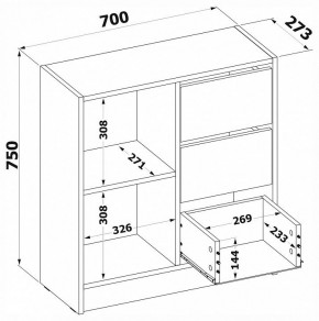Тумба комбинированная Т-1 в Еманжелинске - emanzhelinsk.mebel24.online | фото 4
